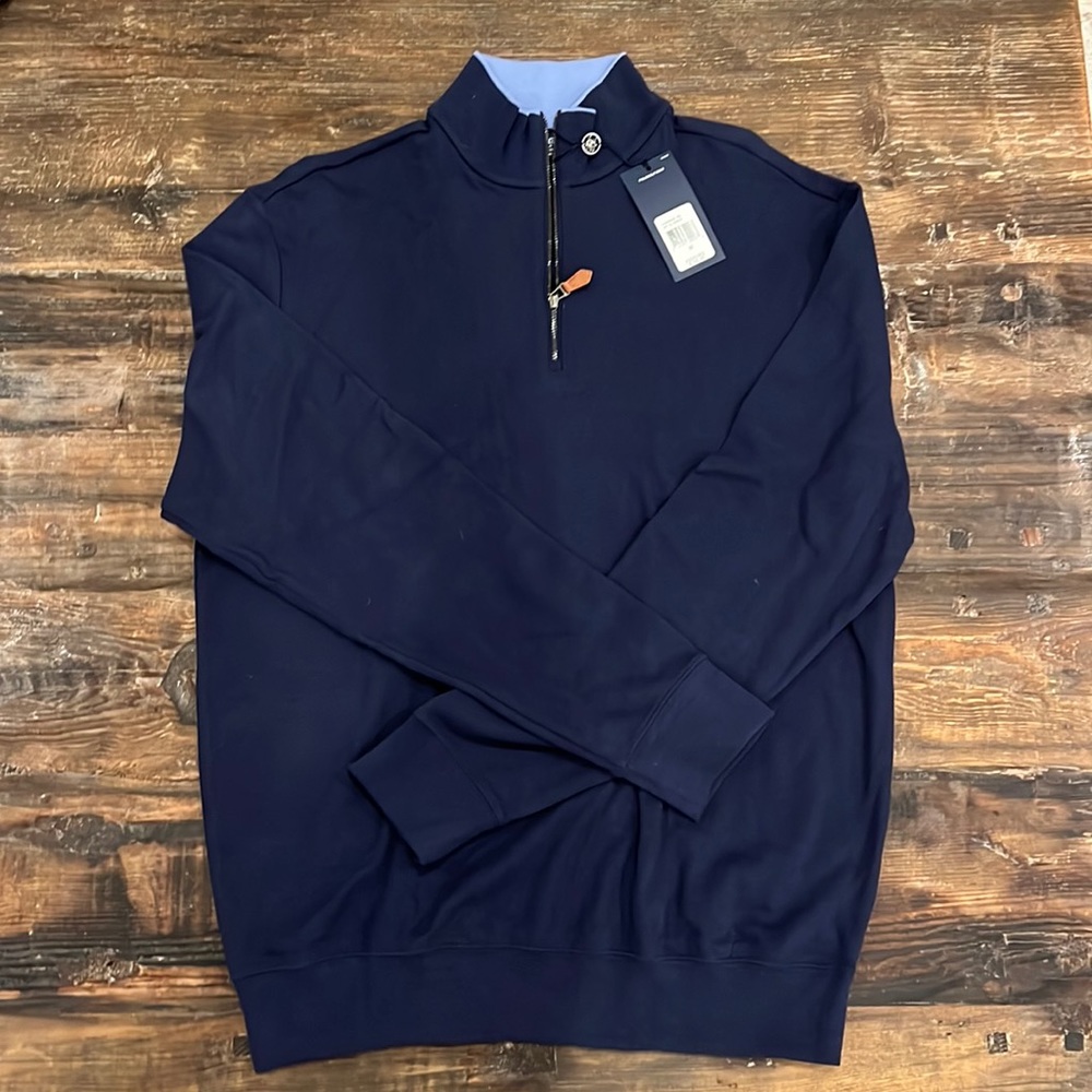 Men’s Polo Blue Sweater NWT